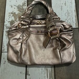 Vintage Y2K Coach Metallic Shoulder Bag